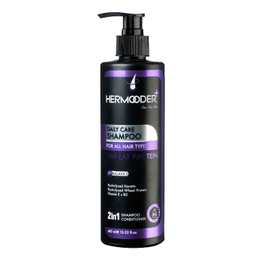 شامپو مو فری سولفات هرمودر مدل Wheat Protein حجم 400 میلی لیتر