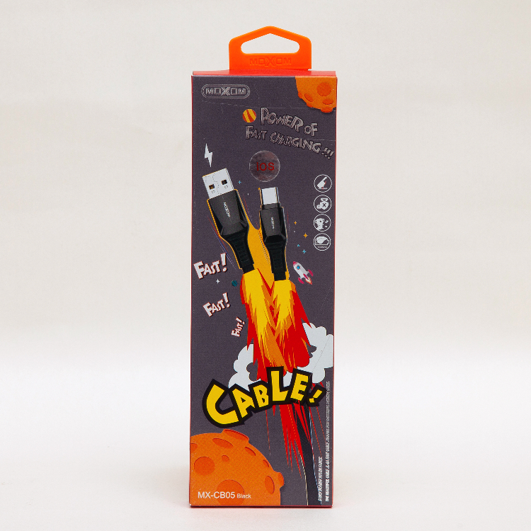 کابل شارژ USB به Lightning موکسوم مدل CB05 طول 1 متر