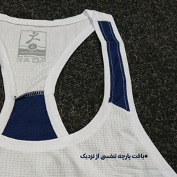 ست تاپ و شلوارک و اسکارف ورزشی مردانه کد 1604 رنگ سفید