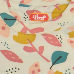 ست تیشرت و شلوار راحتی دخترانه مادر مدل رز رنگ سفید