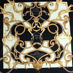 روسری زنانه آنالیا مدل ابریشم دور دست دوز کد 6057