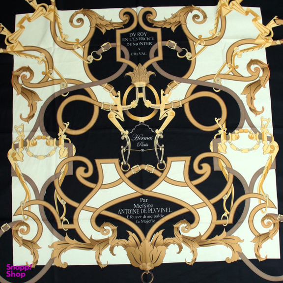 روسری زنانه آنالیا مدل ابریشم دور دست دوز کد 6057