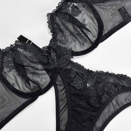 ست سوتین و شورت زنانه نوشه پوش کد 86003