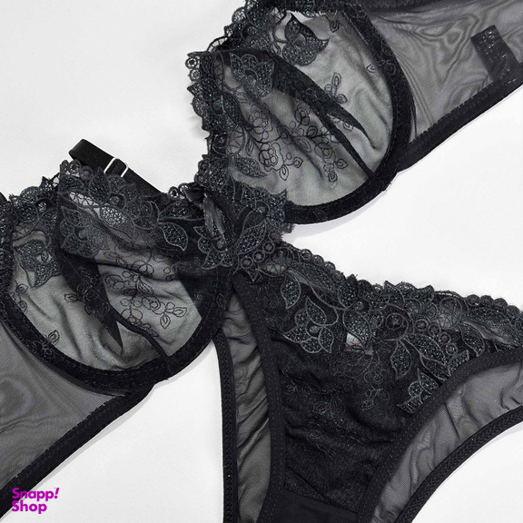 ست سوتین و شورت زنانه نوشه پوش کد 86003