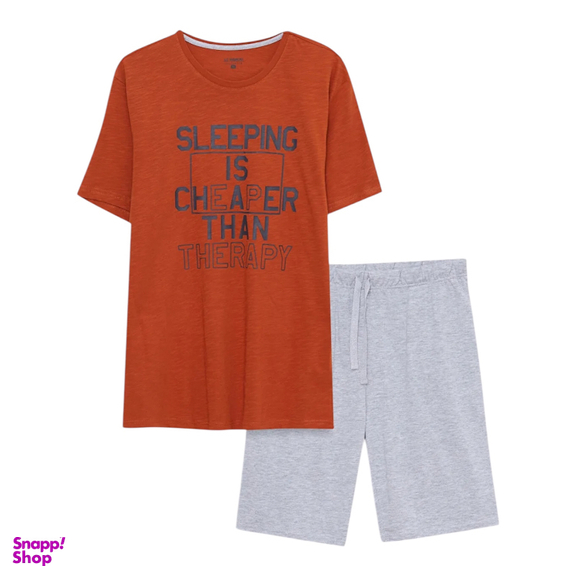 ست تاپ و شلوارک مردانه ال سی وایکیکی مدل Torrk9546