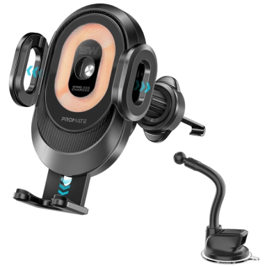 شارژ بی‌ سیم و پایه نگهدارنده پرومیت مدل POWERMOUNT-2