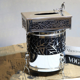 سطل و جا دستمال مدل برگ ادمک کد SS-8003380035