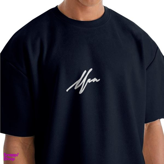 تیشرت اورسایز آستین کوتاه مردانه نوزده نودیک مدل TS1972 NB