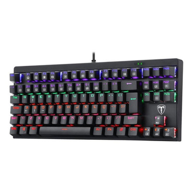 کیبورد مخصوص بازی تی دگر مدل Corvette T-TGK302 Blue Switch