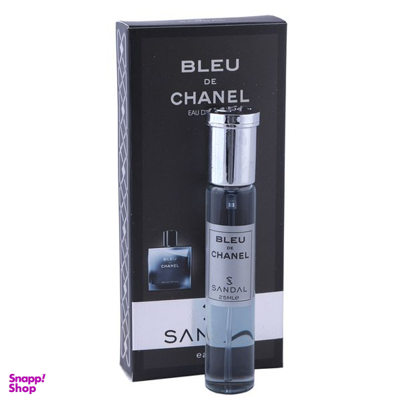 عطر جیبی مردانه صندل مدل بلو چنل حجم 25 میلی لیتر