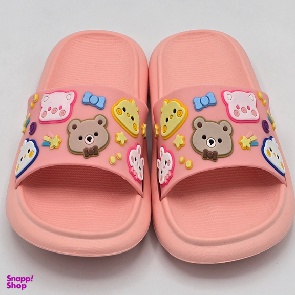 دمپایی زنانه پاپا مدل نیکا کد 080 رنگ صورتی