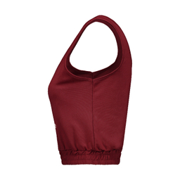 ست نیم‌ تنه و شلوارک زنانه لوینت طرح NB کد 6356 رنگ زرشکی