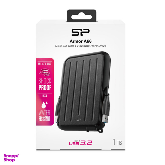 هارد اکسترنال سیلیکون پاور مدل Armor A66 ظرفیت 1 ترابایت