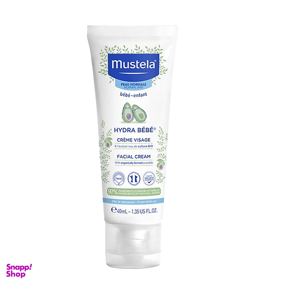 کرم مرطوب کننده کودک موستلا مدل HYDRA BEBE حجم 40 میلی لیتر