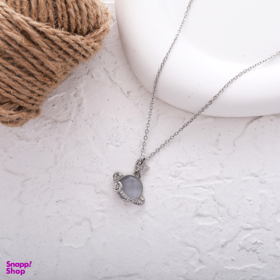 گردنبند زنانه مدل ماه و زحل کد N4842