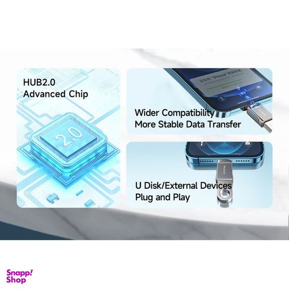 مبدل OTG USB به لایتنینگ مک دودو مدل OT-8600