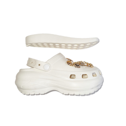 صندل زنانه طرح کراکس هایکر رنگ سفید