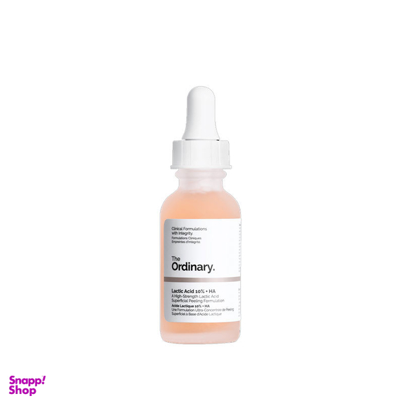 سرم دی اوردینری (The ordinary) مدل lactic acid 10٪+ HA