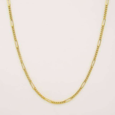 زنجیر طلا 18 عیار زنانه اپال گلد مدل فیگارو کد sh0159