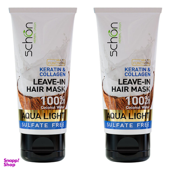 ماسک مو شون مدل AQUA حجم 200 میلی لیتر بسته 2 عددی