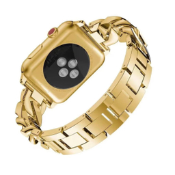 بند واچ کارتیر مدل نگین دار مناسب اپل واچ سایز 30/40/41 میلی متر