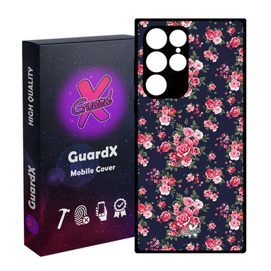 کاور موبایل گارد ایکس طرح Flower مدل Glass10130 مناسب سامسونگ Galaxy S23 Ultra