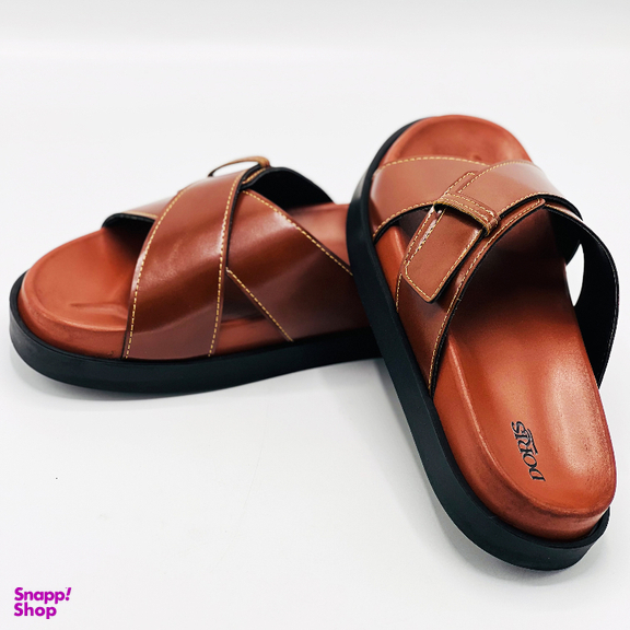 صندل مردانه دوریس مدل پدرام طبی کد 03 رنگ عسلی