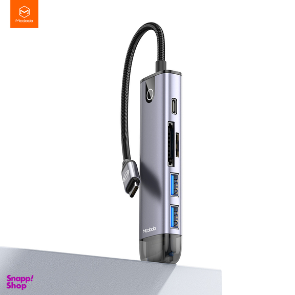 هاب 6 پورت USB-C مک دودو مدل HU-7740