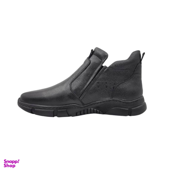 کفش طبی زنانه چرم ریباری مدل R30 رنگ مشکی