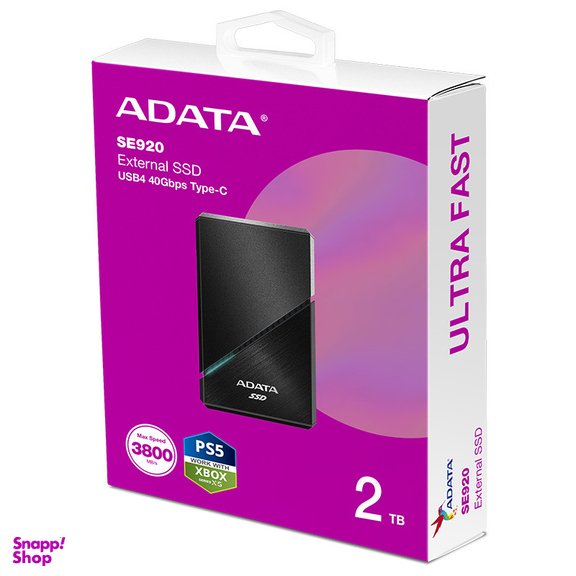 حافظه اس اس دی اکسترنال ای دیتا مدل SE920 ظرفیت 2 ترابایت