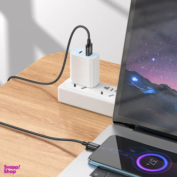 کابل شارژ USB به MicroUSB نکسا مدل L20 طول 1 متر