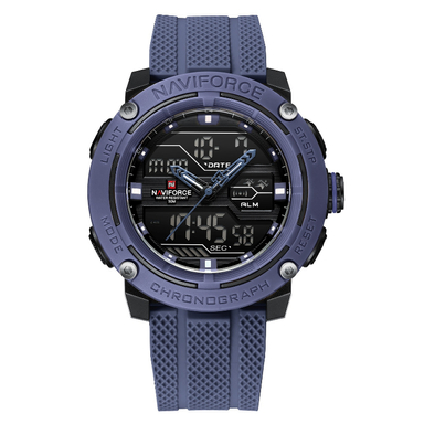 ساعت مچی دیجیتال مردانه نیوی فورس مدل NAVIFORCE 7114 رنگ آبی تیره