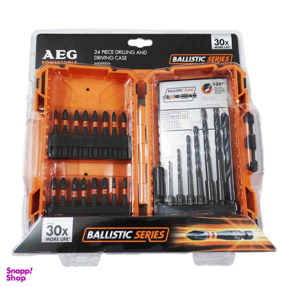 سری پیچ گوشتی و مته آ ا گ مدل AAKSDDD24 مجموعه 24 عددی