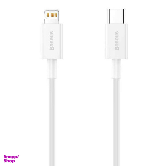 کابل تبدیل USB-C به لایتنینگ باسئوس مدل CATLYS-02 طول 25 سانتی‌ متر