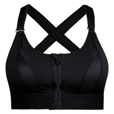 نیم تنه ورزشی زنانه ماییلدا مدل بند چسبی پددار پشت ضربدری کد 5166-805 رنگ مشکی