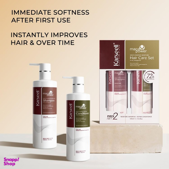 پک مراقبت از مو کارسل مدل روغن آرگان کد 003 مجموعه 3 عددی