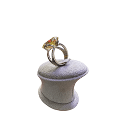 انگشتر نقره 925 عیار زنانه طرح سیترین کد HOSS04