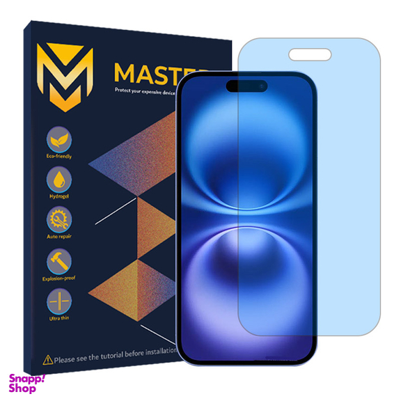 محافظ صفحه نمایش آنتی بلو مستر مدل Resistant مناسب گوشی موبایل اپل iPhone 16