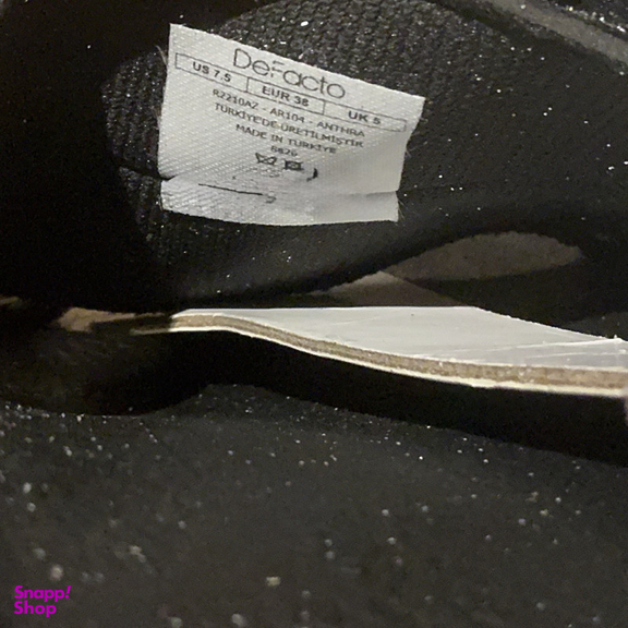 دمپایی زنانه دفکتو مدل فول طبی شاینی رنگ طوسی