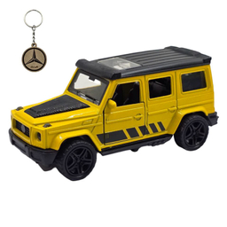 ماکت ماشین ناب سل مدل بنز جی کلاس فلزی موزیکال چراغدار MERCEDES BENZ G-CLASS به همراه جاسوییچی