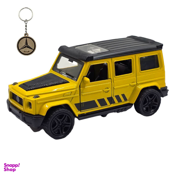 ماکت ماشین ناب سل مدل بنز جی کلاس فلزی موزیکال چراغدار MERCEDES BENZ G-CLASS به همراه جاسوییچی