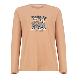 ست بلوز و شلوار راحتی زنانه کد 042 رنگ کرم