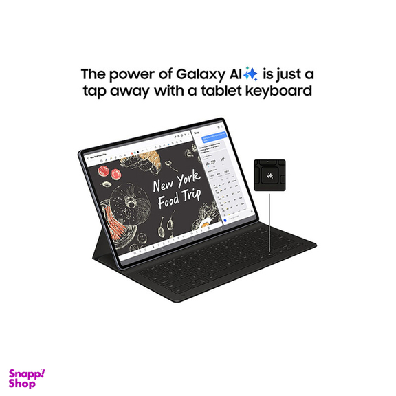 تبلت 12.4 اینچ سامسونگ مدل Galaxy Tab S10 Plus ظرفیت 256 گیگابایت و رم 12 گیگابایت به همراه کیبورد