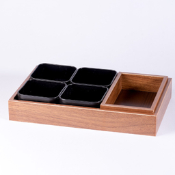 سینی اردو خوری چهار کاسه مدل چهارچی