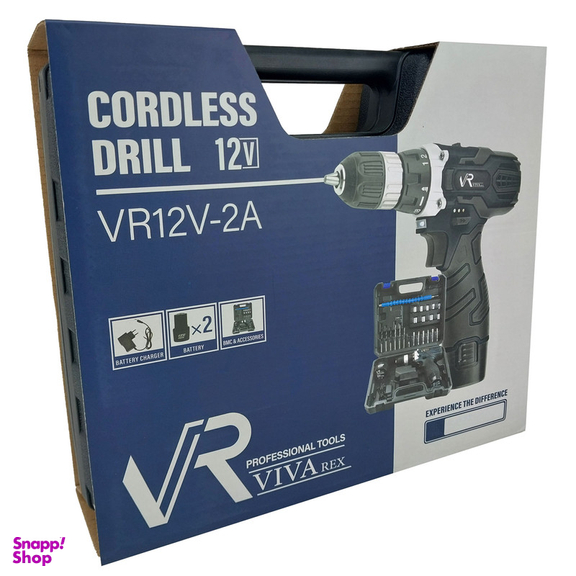 دریل پیچ گوشتی شارژی ویوارکس مدل VR12V-2A - مجموعه 28 عددی