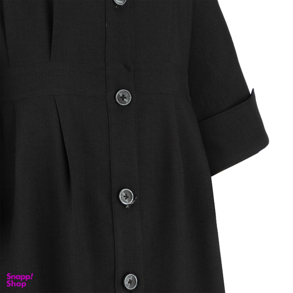 مانتو زنانه السانا مدل باتیس کد 229001 رنگ مشکی