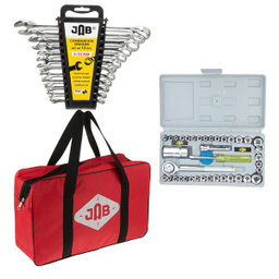 آچار و سری بکس و پیچ گوشتی جاب مدل J-200058 مجموعه 58 عددی
