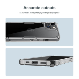 کاور نیلکین مدل Nature TPU Pro مناسب برای گوشی موبایل اپل iPhone 13 / 14