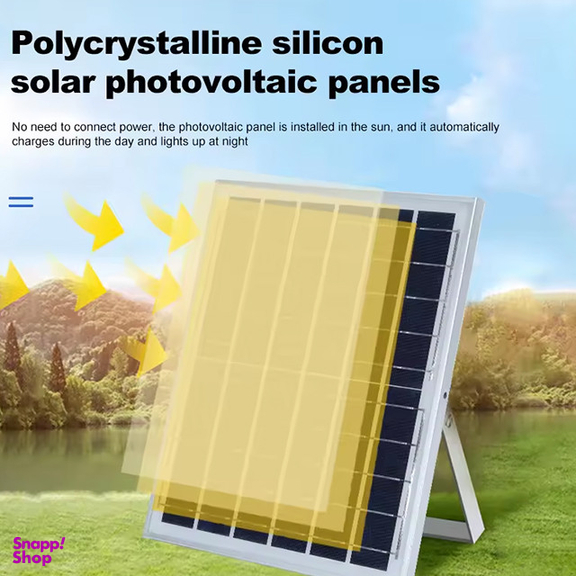 چراغ خورشیدی سقفی مدل CIR-HY013 ظرفیت 200 وات