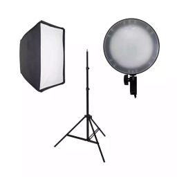 پروژکتور 100 وات دایمند مدل T021 به همراه سافت باکس 50×70 و پایه